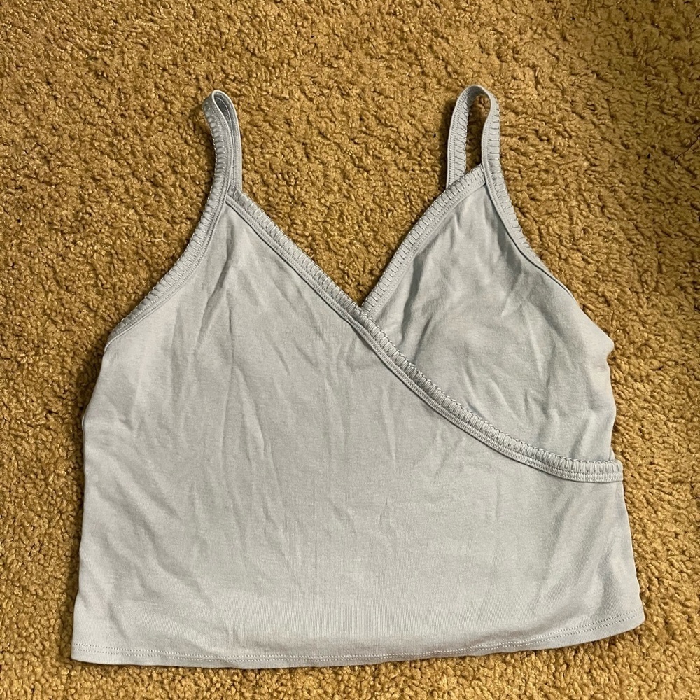 Baby blue medium American Eagle tank top